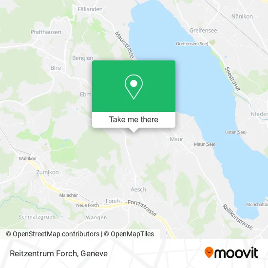 Reitzentrum Forch map