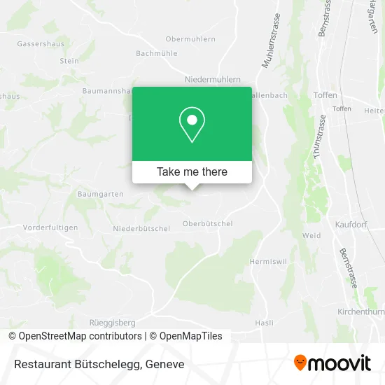Restaurant Bütschelegg map