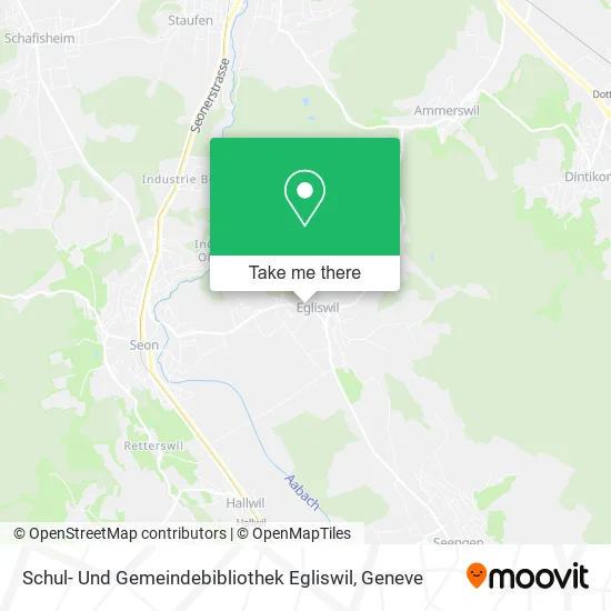 Schul- Und Gemeindebibliothek Egliswil map