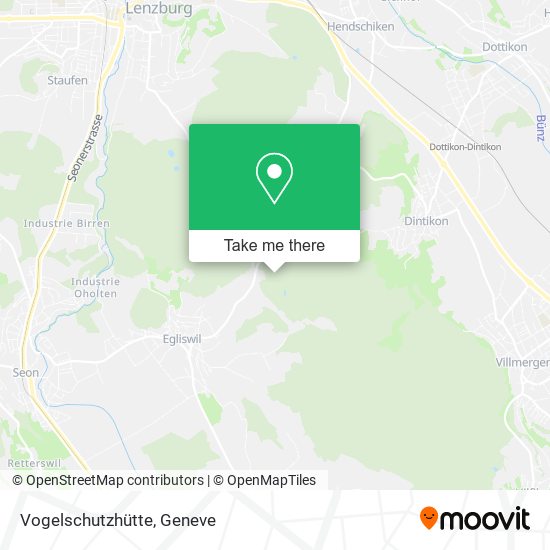 Vogelschutzhütte map