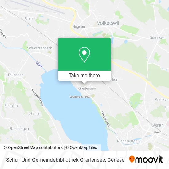 Schul- Und Gemeindebibliothek Greifensee map
