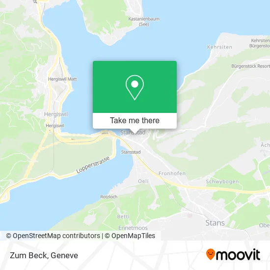 Zum Beck map