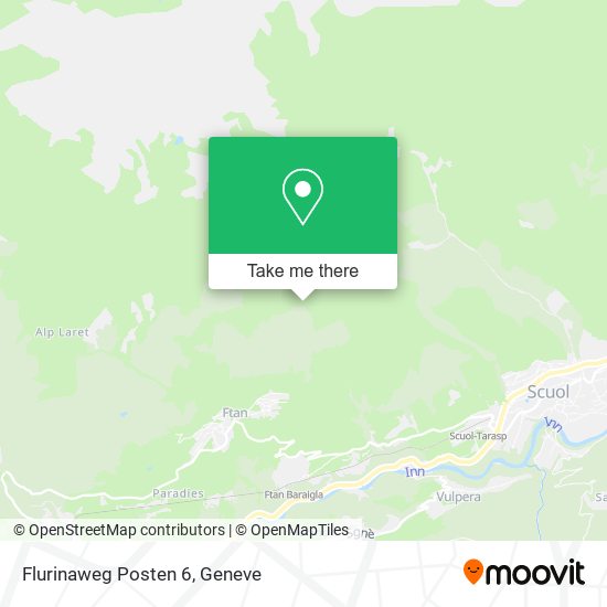 Flurinaweg Posten 6 map
