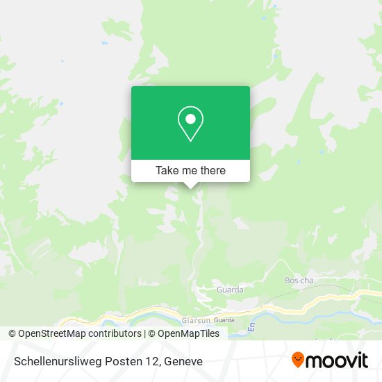 Schellenursliweg Posten 12 map