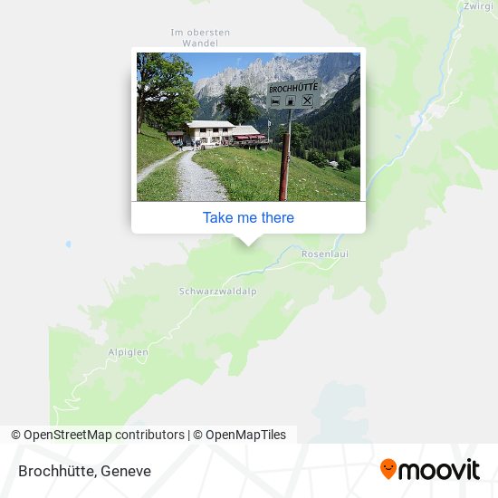 Brochhütte map