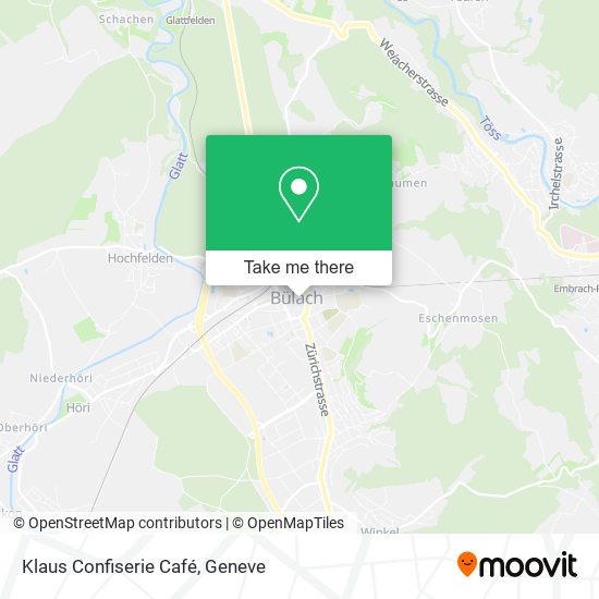 Klaus Confiserie Café map
