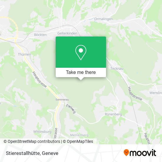 Stierestallhütte map