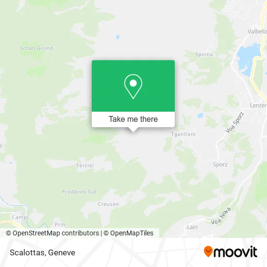 Scalottas map