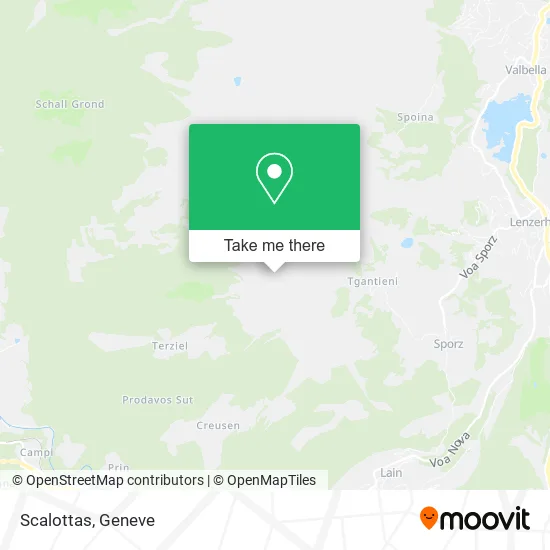Scalottas map
