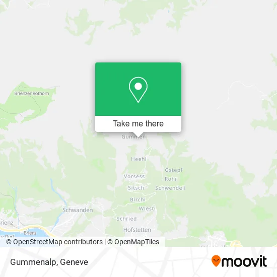 Gummenalp map