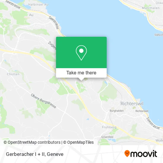 Gerberacher I + II map