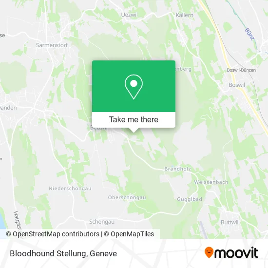 Bloodhound Stellung map