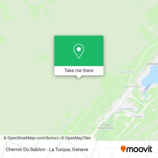 Chemin Du Sablon - La Turque map