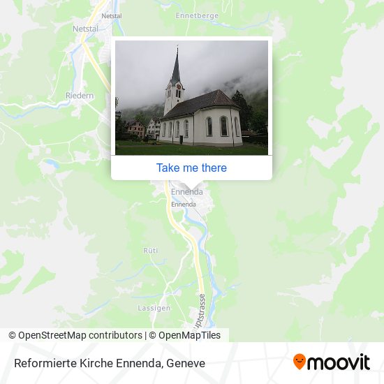 Reformierte Kirche Ennenda map