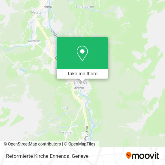 Reformierte Kirche Ennenda map