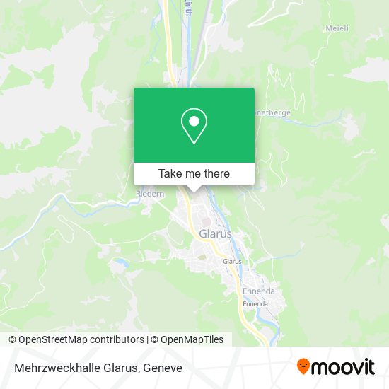 Mehrzweckhalle Glarus map