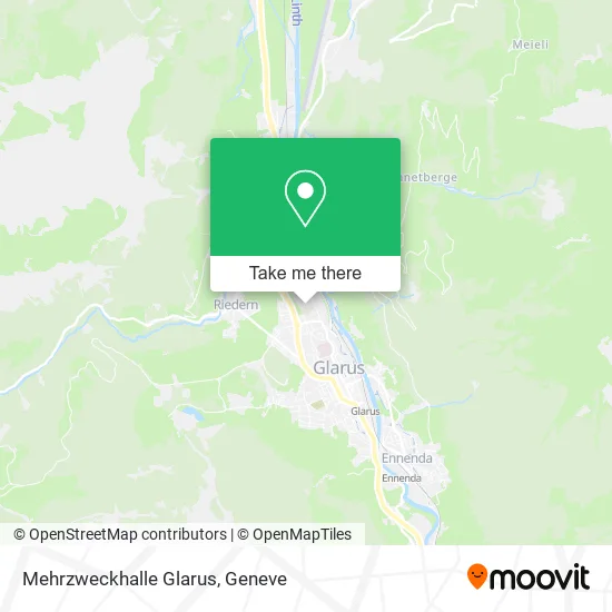 Mehrzweckhalle Glarus map