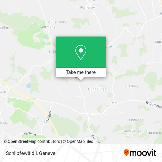 Schlipfewäldli map