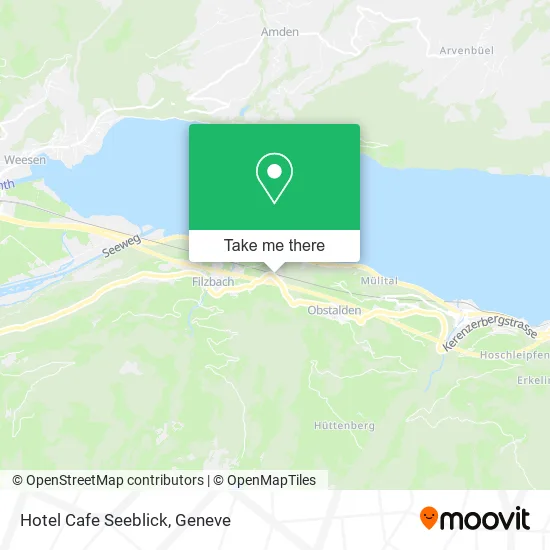 Hotel Cafe Seeblick map