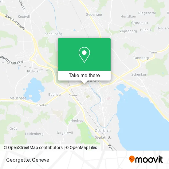 Georgette map