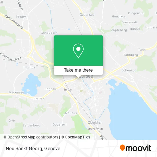 Neu Sankt Georg map