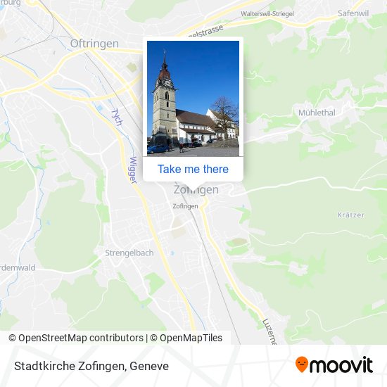 Stadtkirche Zofingen plan