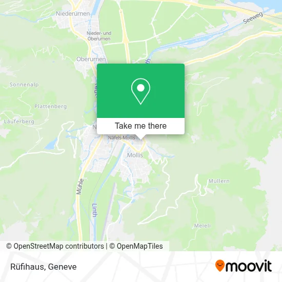 Rüfihaus map