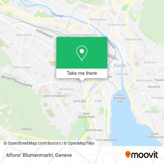 Alfons' Blumenmarkt map