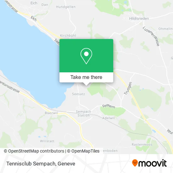 Tennisclub Sempach map