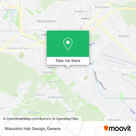 Massimo Hair Design map