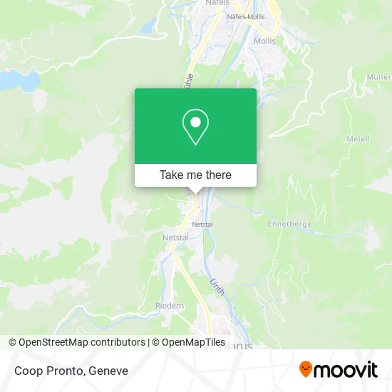 Coop Pronto map