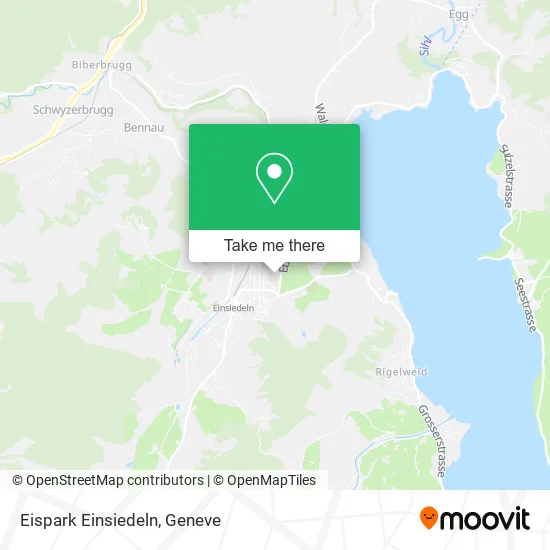 Eispark Einsiedeln map