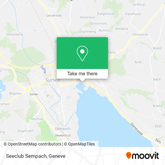 Seeclub Sempach map