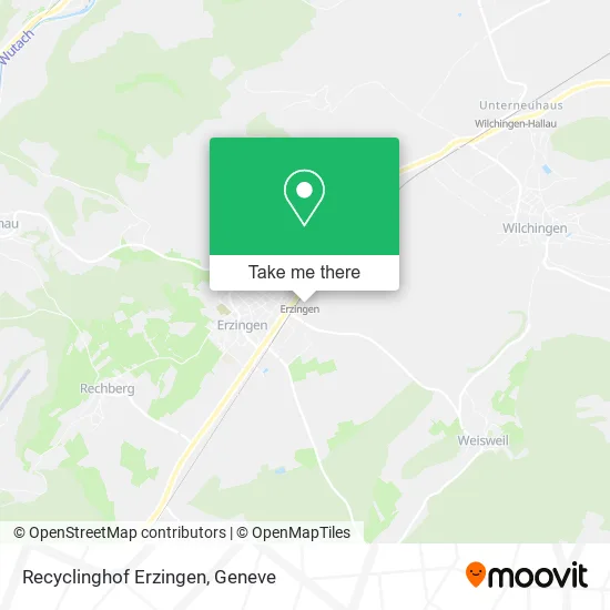 Recyclinghof Erzingen map