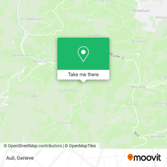 Auli map