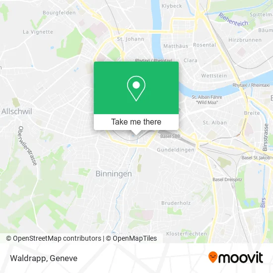 Waldrapp map