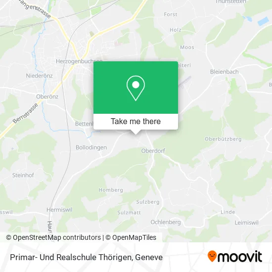 Primar- Und Realschule Thörigen map