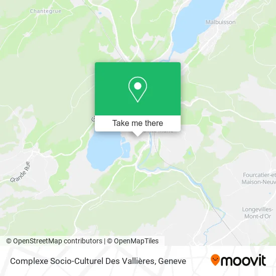 Complexe Socio-Culturel Des Vallières map