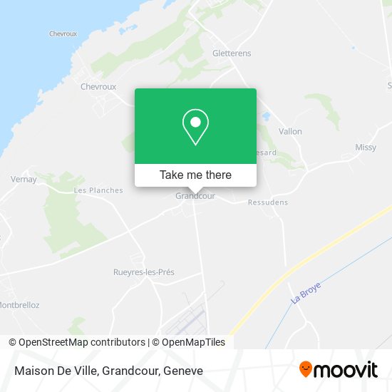 Maison De Ville, Grandcour map