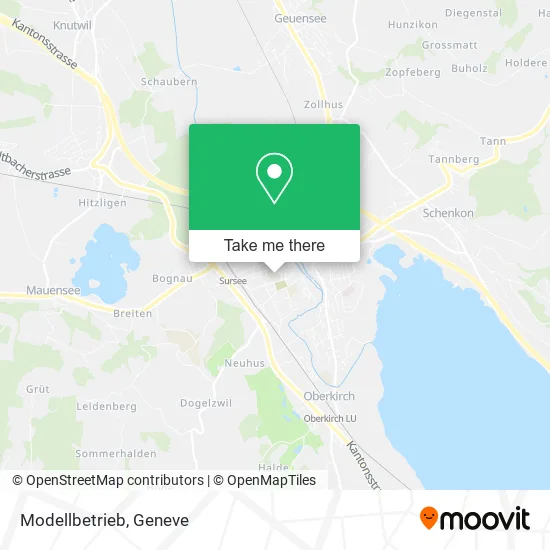 Modellbetrieb map