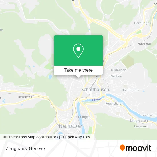 Zeughaus map