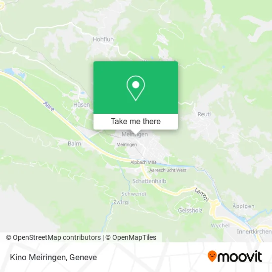 Kino Meiringen map