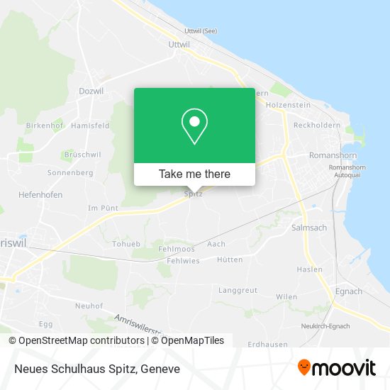 Neues Schulhaus Spitz map