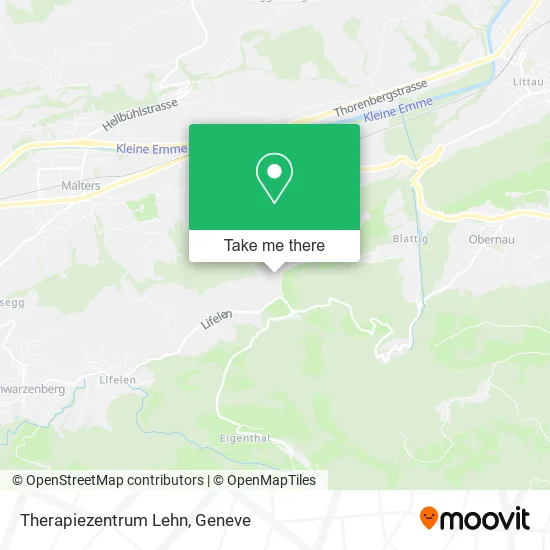 Therapiezentrum Lehn map