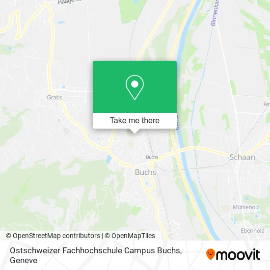 Ostschweizer Fachhochschule Campus Buchs map