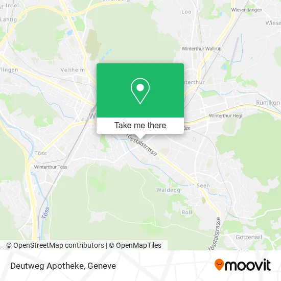 Deutweg Apotheke map