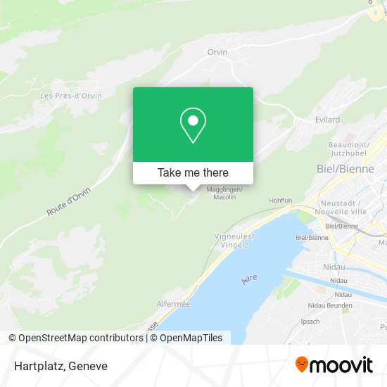 Hartplatz map