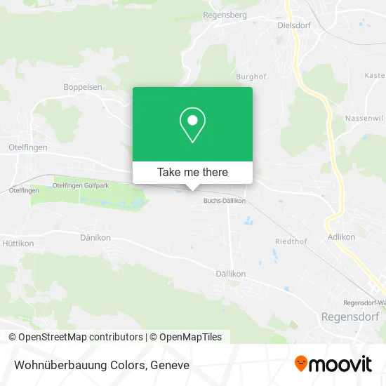 Wohnüberbauung Colors map