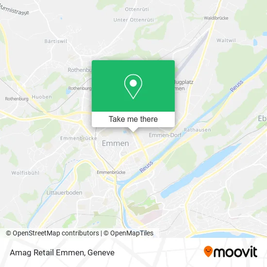 Amag Retail Emmen map