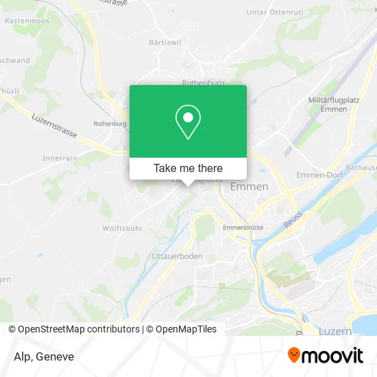 Alp map